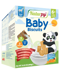 | Naturpy Baby Biscuits |
200 g X 2 inner packs