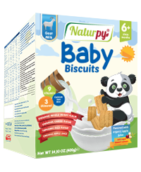 | Naturpy Baby Biscuits |
200 g X 2 inner packs