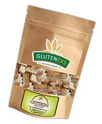 | Gluteneks Tuzlu kurabiye |
Glutensiz 100 g