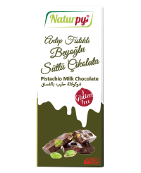 | Naturpy Antep Fıstıklı Beyoğlu
Sütlü Çikolata | Glutensiz 100 g