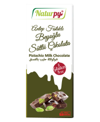 | Naturpy Beyoğlu Milk Chocolate
with Pistachio | Gluten Free 100 g