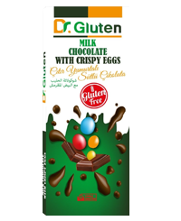 | Dr. Gluten Mılk Chocolate
wıth Crıspy Eggs | Gluten-Free 80 g