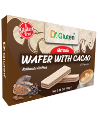 | Dr. Gluten Kakaolu Gofret |
Glutensiz 100 g