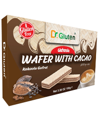 | Dr. Gluten Cocoa Wafer |
Gluten Free 100 g